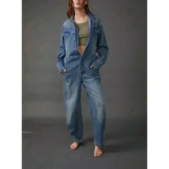Free People Care FP Townes Coverall / High Noon - Picture 6 of 6